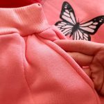 Girls' sweatshirt and pants suitable for ages 1 to 8 years