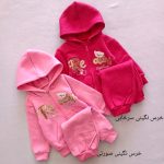 Girls' sweatshirt and pants suitable for ages 1 to 8 years