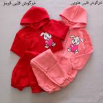 Girls' sweatshirt and pants suitable for ages 1 to 8 years