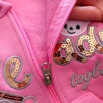Girls' sweatshirt and pants suitable for ages 1 to 8 years