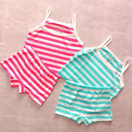 Girls' tops and shorts from ages 3 to 10