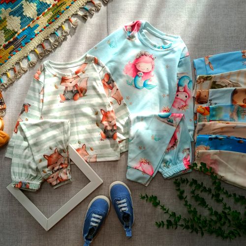 بلوز شلوار نخی عروسکی