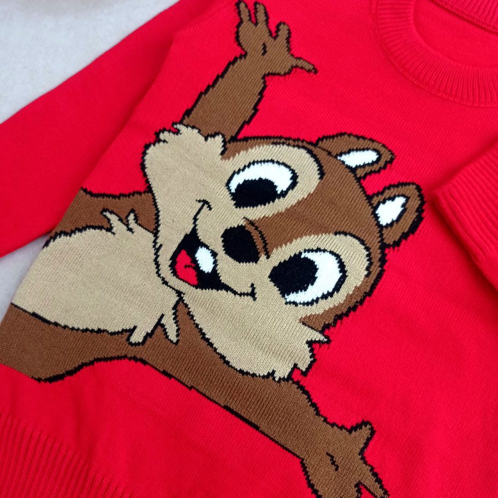 Knitted blouse for girls and boys, suitable for ages 2 to 9 years old