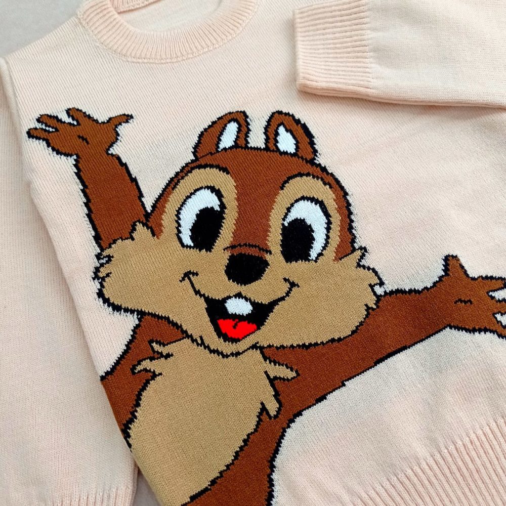 Knitted blouse for girls and boys, suitable for ages 2 to 9 years old