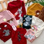 Knitted blouses for girls and boys from size 35 to size 55