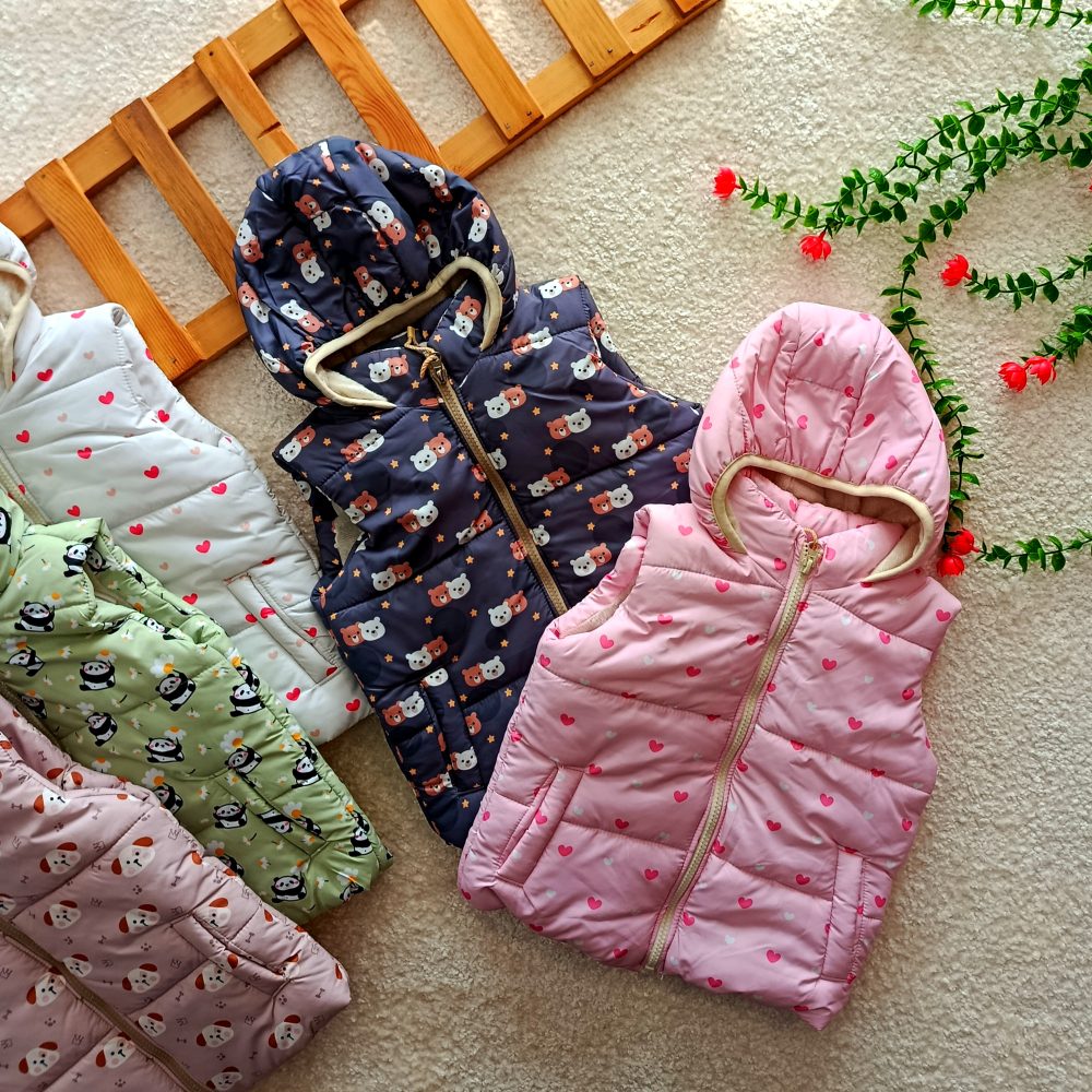 Puffer for girls and boys, suitable for sizes 40 to 55