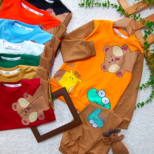 Blouses and pants for girls and boys from 3 years to 7 years