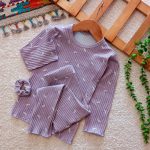 Girls' blouse and pants suitable for ages 4 months to 7 years