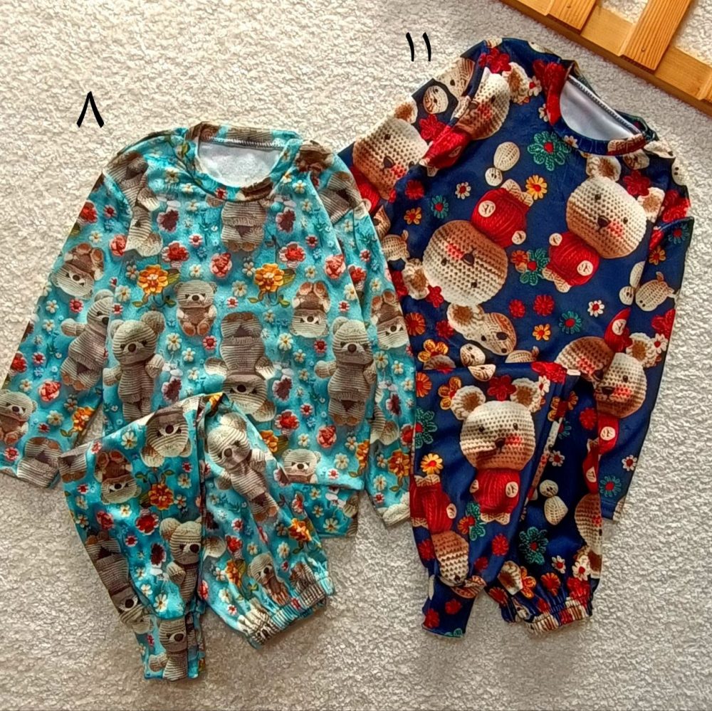 Girls' blouses and pants from 1 year to 7 years