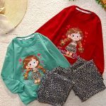 Girls' blouses and pants from 3 years to 9 years