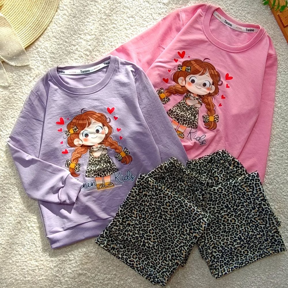 Girls' blouses and pants from 3 years to 9 years