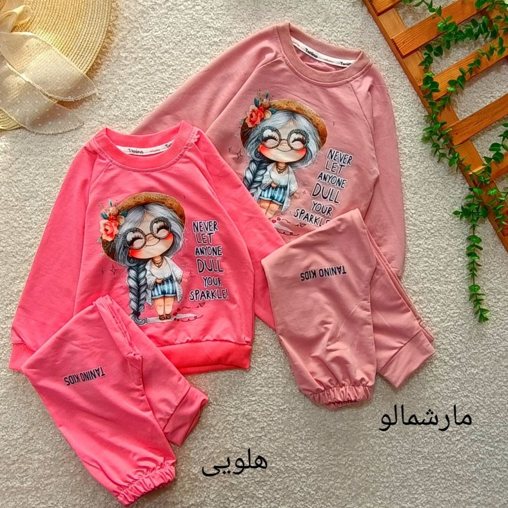 Girls' blouses and pants from size 40 to 50