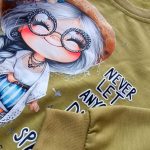 Girls' blouses and pants from size 40 to 50