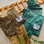 Girls' blouses and pants from size 60 to size 65