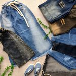 Jeans for girls and boys from size 45 to size 100