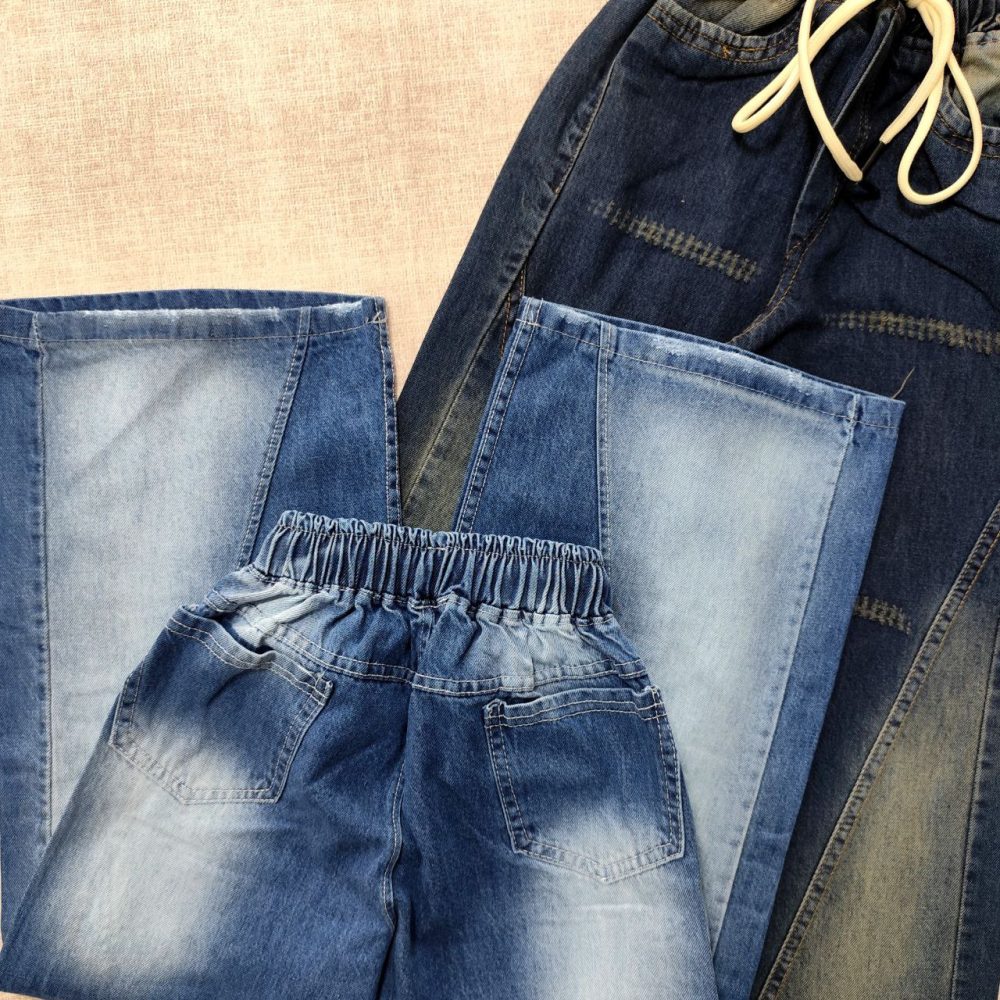 Jeans for girls and boys from size 45 to size 100