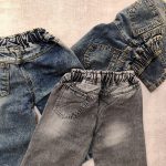 Jeans for girls and boys from size 45 to size 100