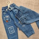 Jeans for girls and boys from size 45 to size 105