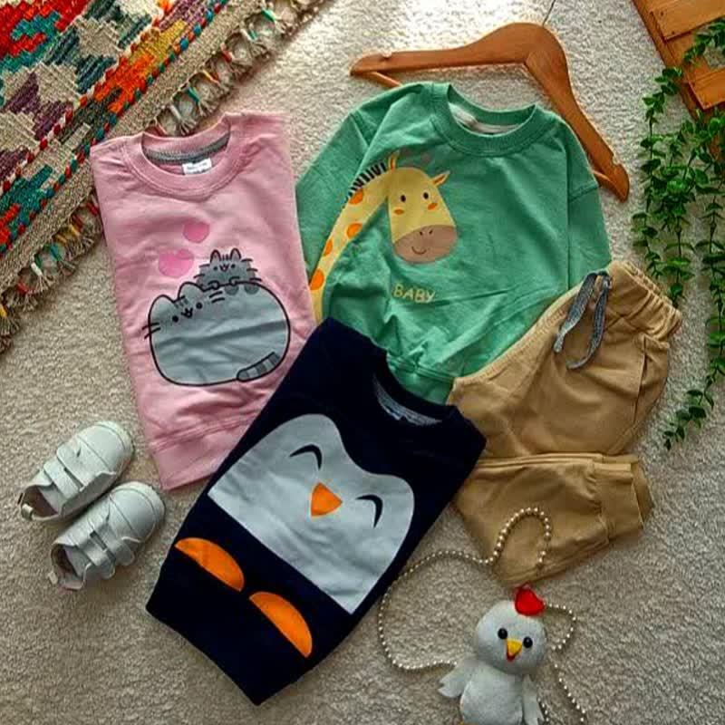 Blouses and pants for girls and boys from 1 year to 5 years old (6)