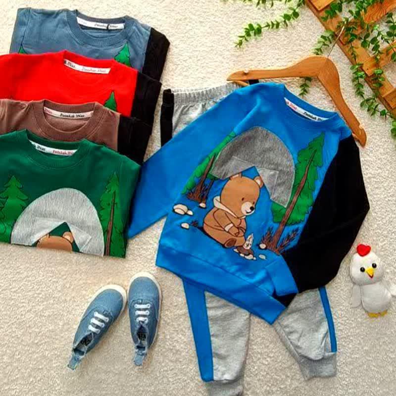 Boys' blouses and pants, size 45 and size 50 (3)