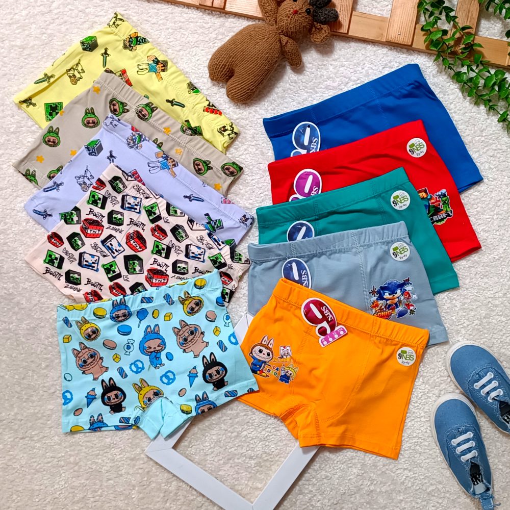 Boys' shorts from 2 years to 8 years
