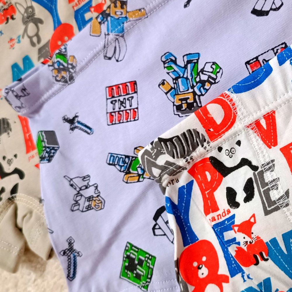 Boys' shorts from 2 years to 8 years