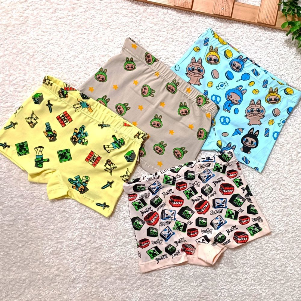 Boys' shorts from 2 years to 8 years