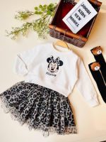 Cropped skirt for girls from 3 years to 9 years