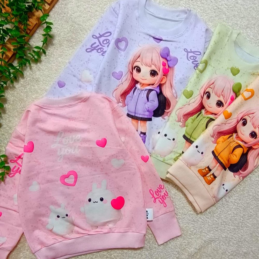 Girls' and boys' blouses suitable for ages 2 to 9 years