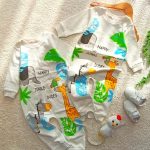 Girls' and boys' jumpsuits from 6 months to 36 months