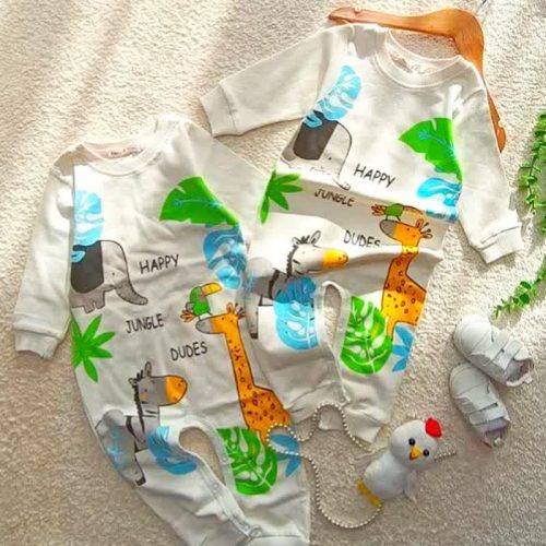 Girls' and boys' jumpsuits from 6 months to 36 months