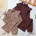 Girls' blouse and pants suitable for 2 to 7 years old