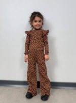 Girls' blouse and pants suitable for 2 to 7 years old