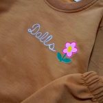 Girls' blouse and pants suitable for ages 2 to 6 years