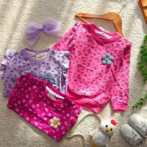 Girls' blouse suitable for ages 2 to 9 years