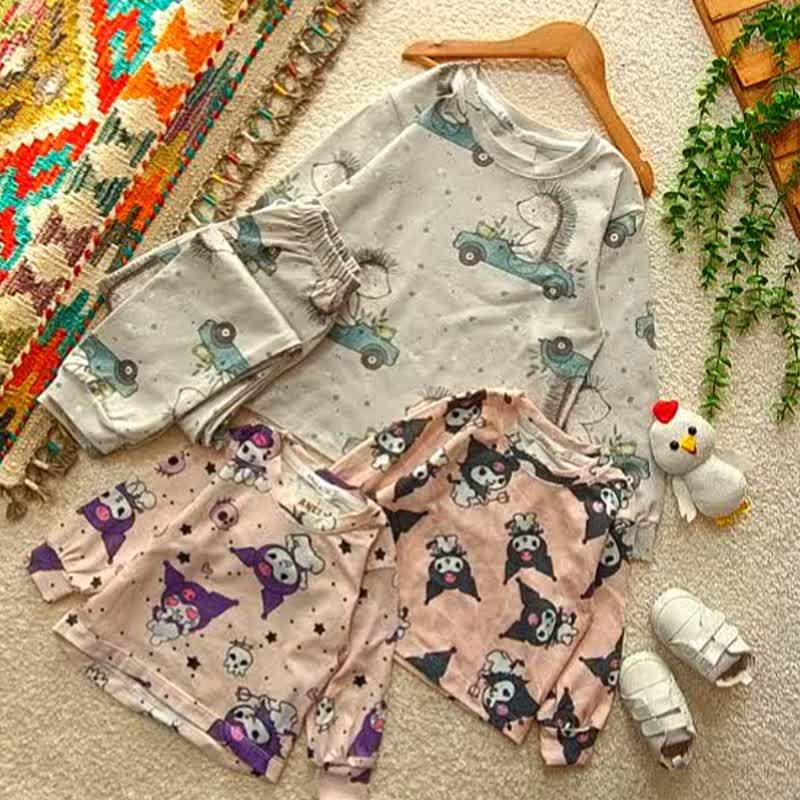 Girls' blouses and pants from sizes 35 to 55 (2) Girls' blouses and pants from sizes 35 to 55