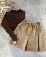 Girls' blouses and skirts from size 40 to size 55