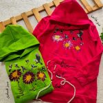 Girls' hoodie suitable for ages 5 to 10 years