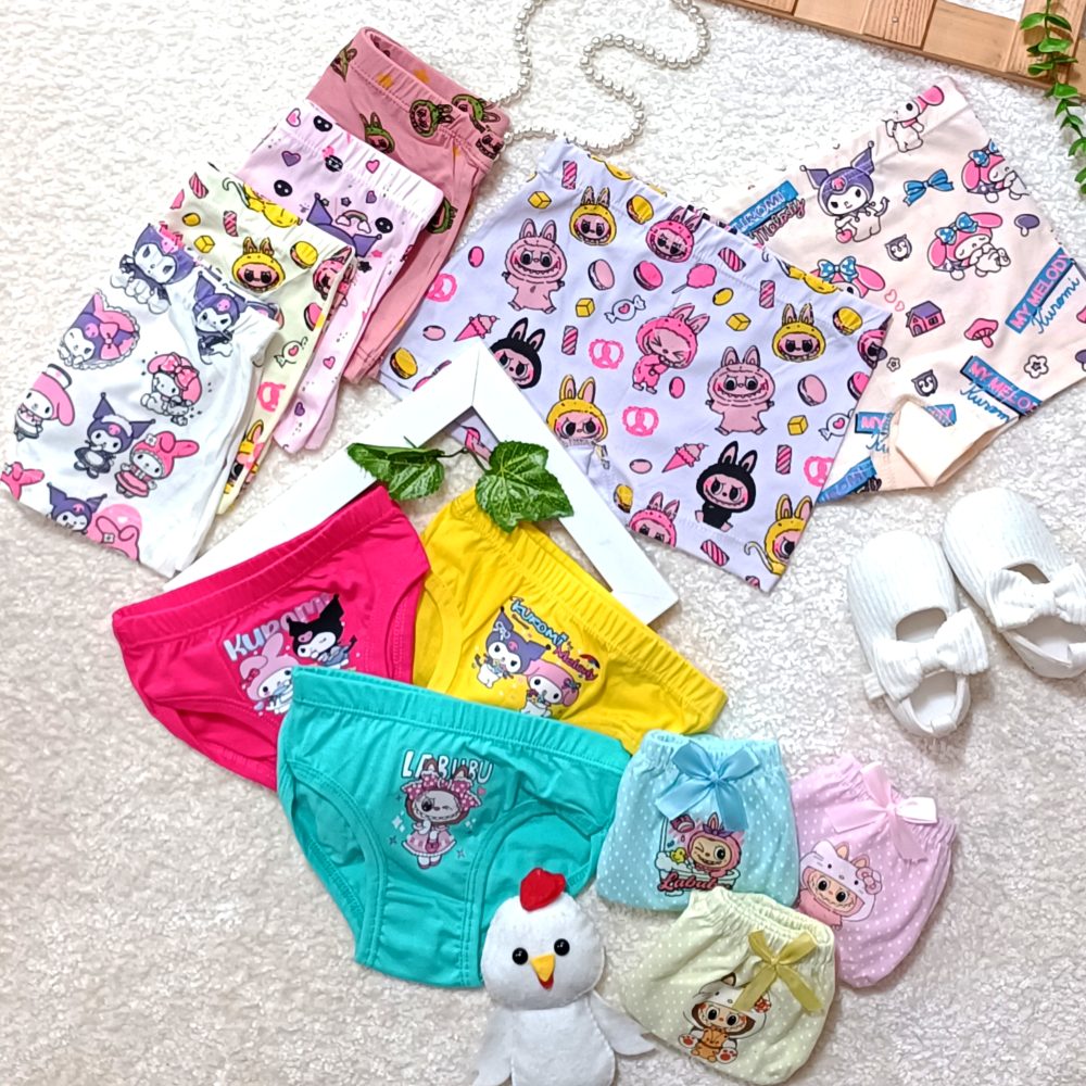 Girls' shorts suitable for ages 2 to 8 years (1) Girls' shorts suitable for ages 2 to 8 years