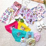 Girls' shorts suitable for ages 2 to 8 years