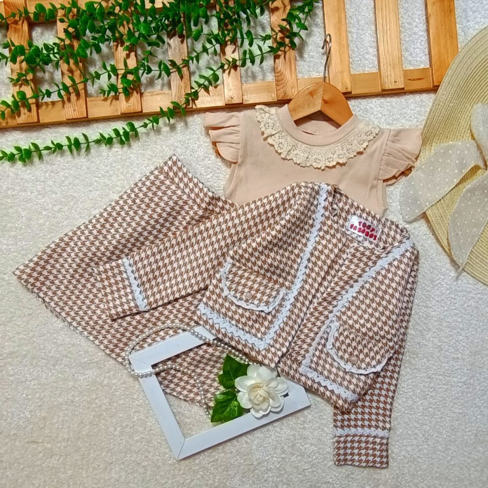 Girls' skirt suit from 4 years to 10 years