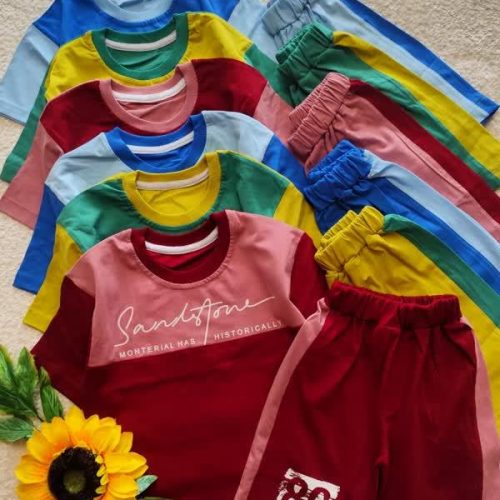 Boys' T-shirts and shorts, sizes 45 and 50