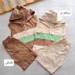 Boys' hoodie and shorts, size 40 and 45