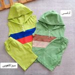 Boys' hoodie and shorts, size 40 and 45