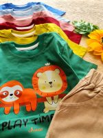 Boys' t-shirt and shorts from 8 months to 4 years