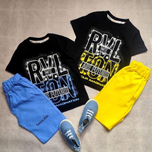 Boys' t-shirts and shorts from 2 to 7 years old