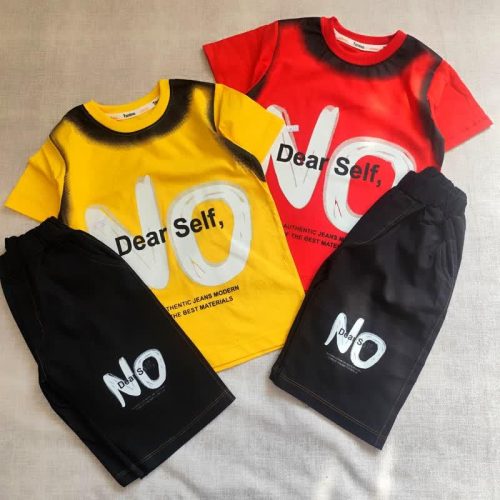 Boys' t-shirts and shorts from 6 to 9 years old
