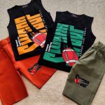 Boys' tops and shorts, 3 to 7 years old