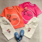 Girls' T-shirt and shorts, 2 to 5 years old
