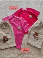 Girls' T-shirt and shorts, 3 to 7 years old